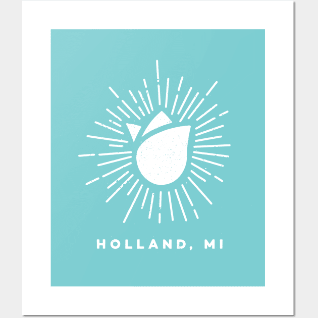 Holland Tulip Time (white) Wall Art by ethanunzicker